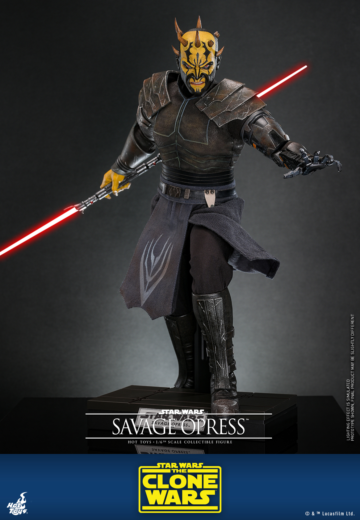 Hot Toys TMS136 Star Wars: The Clone Wars - Savage Opress