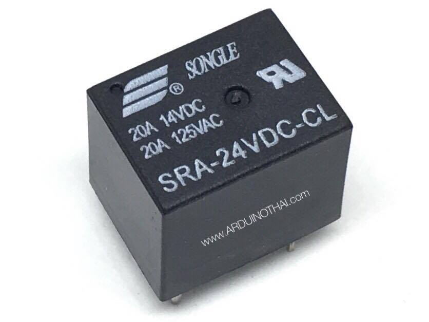 24VDC SONGLE Power Relay 20A สต็อกไทยส่งไว