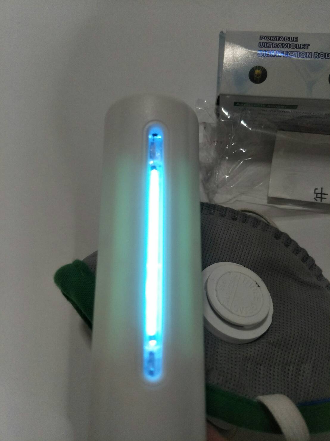 OT65 โคมไฟ UVC แท้!! ฆ่าเชื้อโรคแบบพกพา ใช้ถ่าน AAAx2