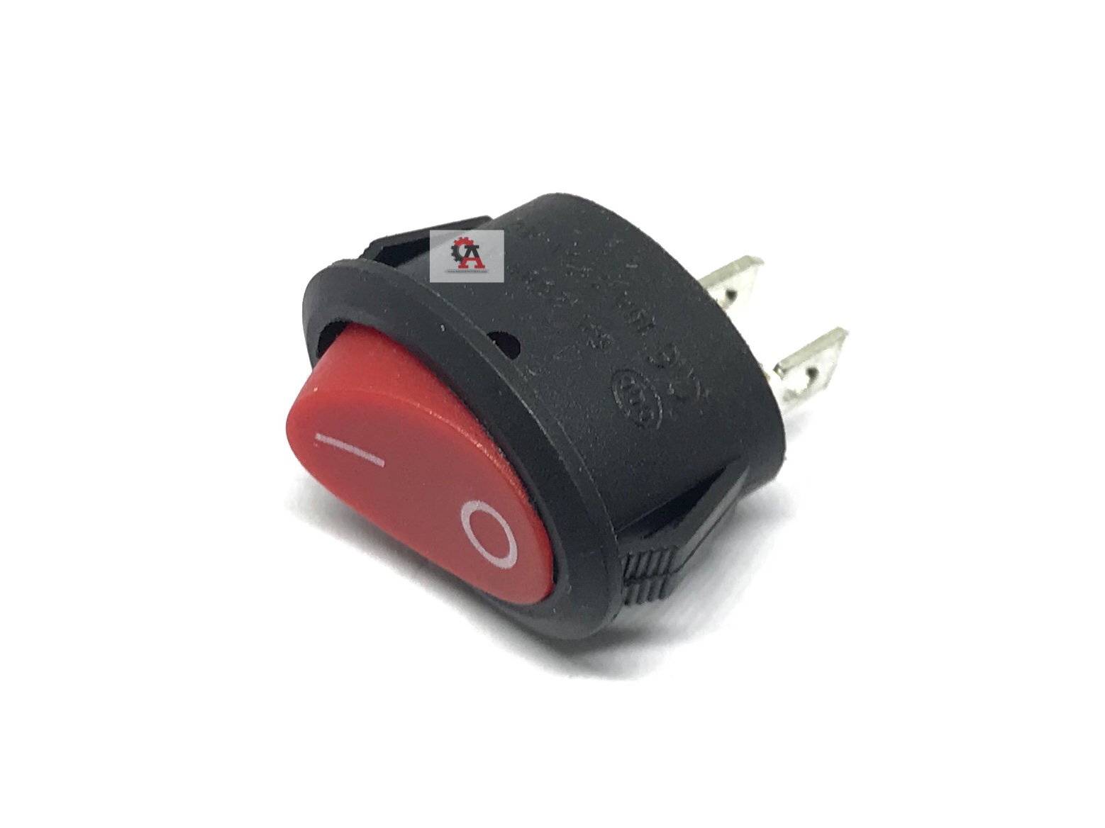 Switch ON - Off สีแดง/ดำ KCD7 6A