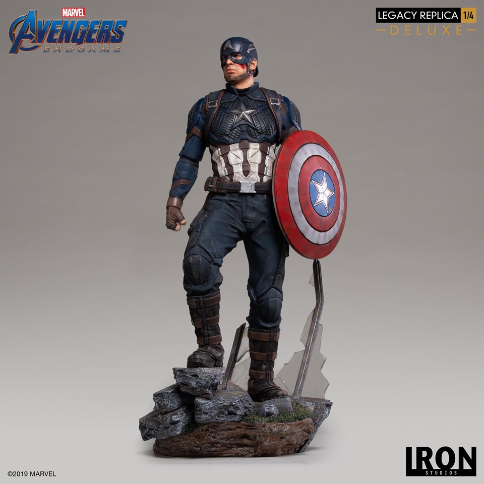 Iron Studios Deluxe Legacy Replica 1/4 Avengers: Endgame - Captain America