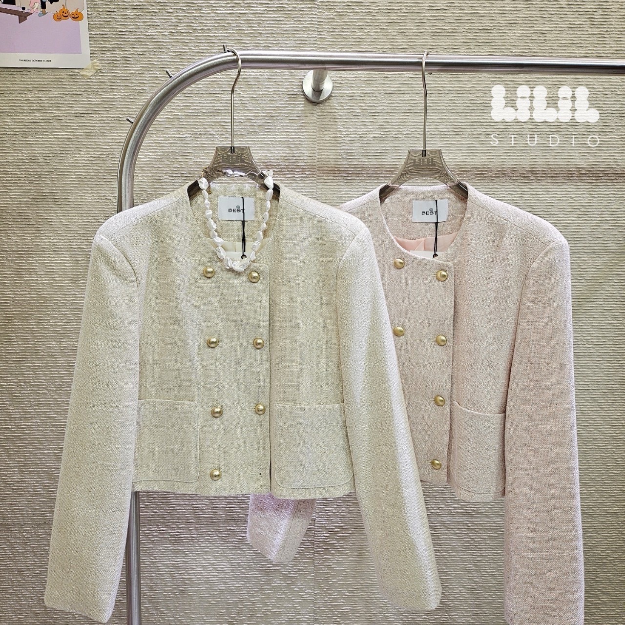 Blazer เบลเซอร์ผ้าลินินสีสวย