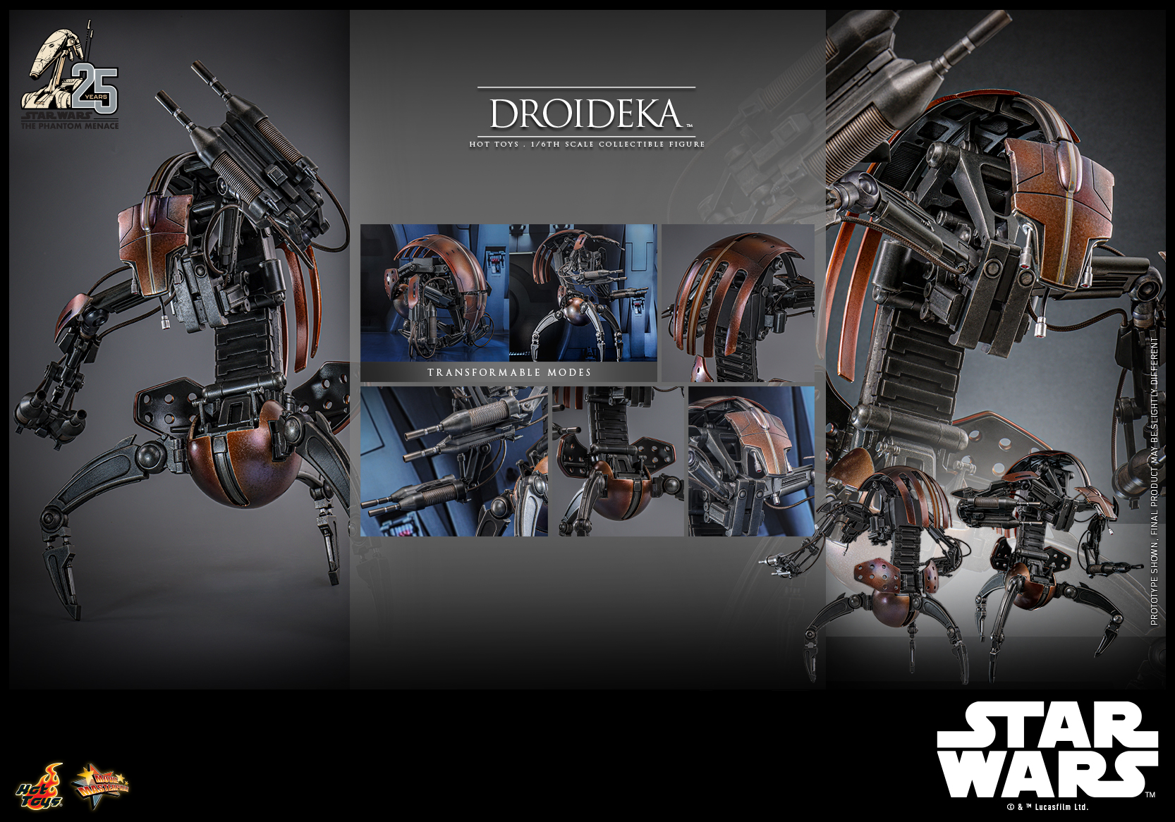 Hot Toys MMS755 Star Wars: The Phantom Menace - Droideka
