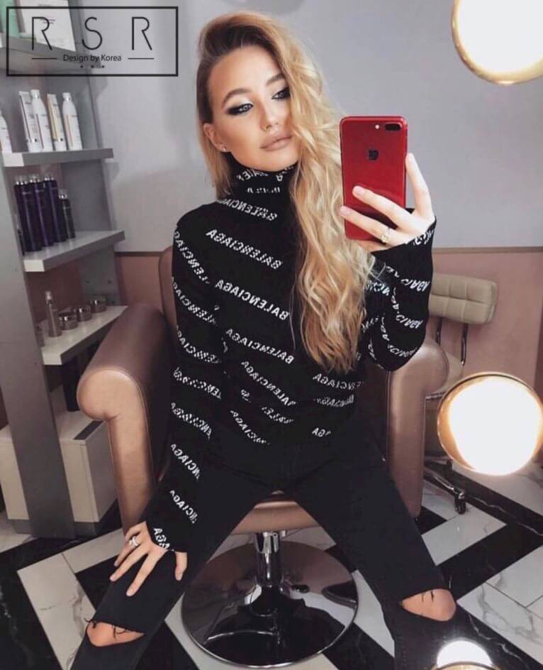 เสื้อยืดแขนยาวลายBalenciaga