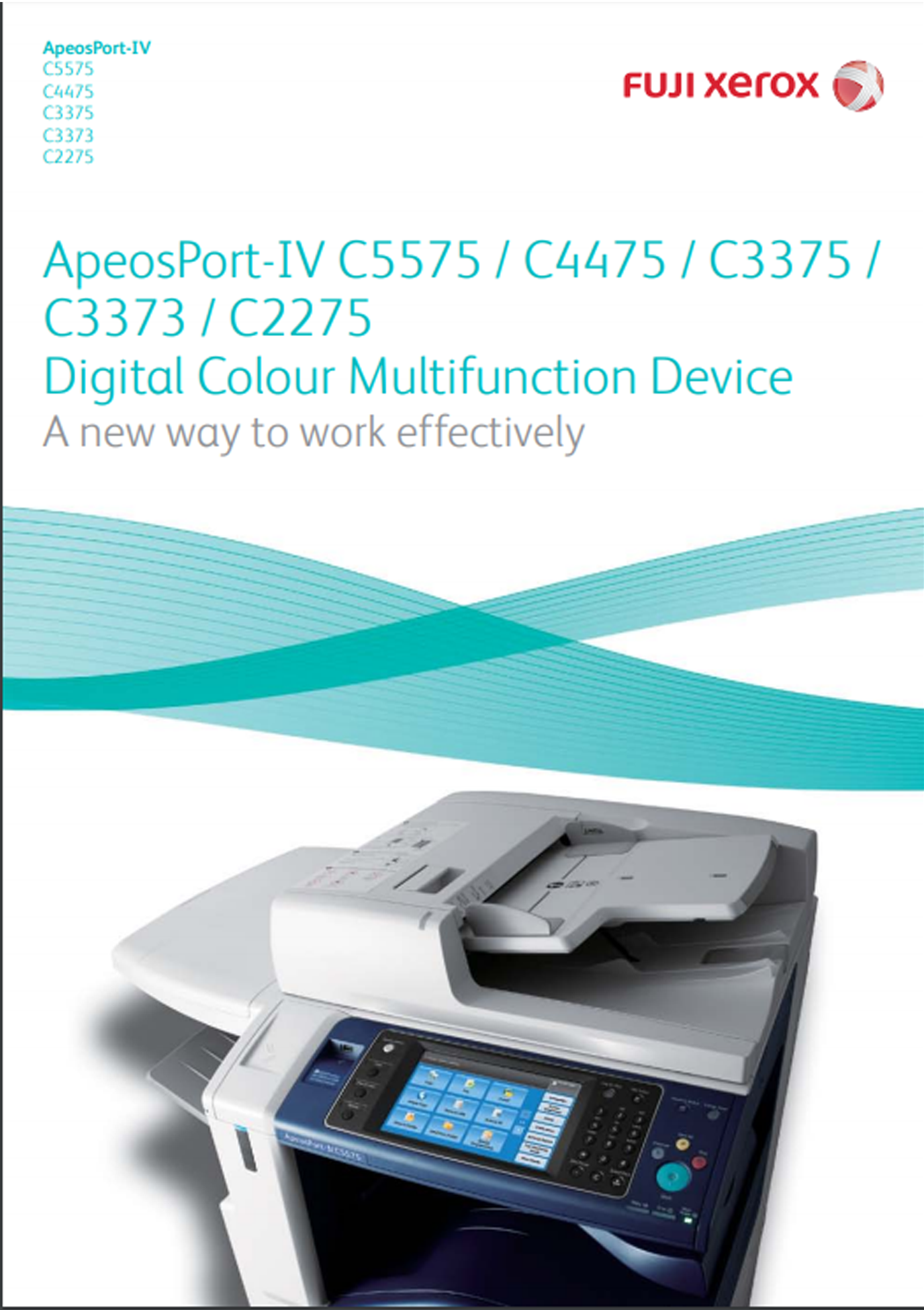 เช่าเครื่องถ่ายเอกสารสี รุ่น Fuji xerox DocuCentre-V C3373