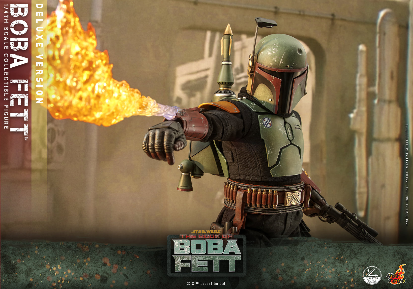 Hot Toys QS023 1/4 Star Wars: The Book Of Boba Fett - Boba Fett™ (Deluxe Version)