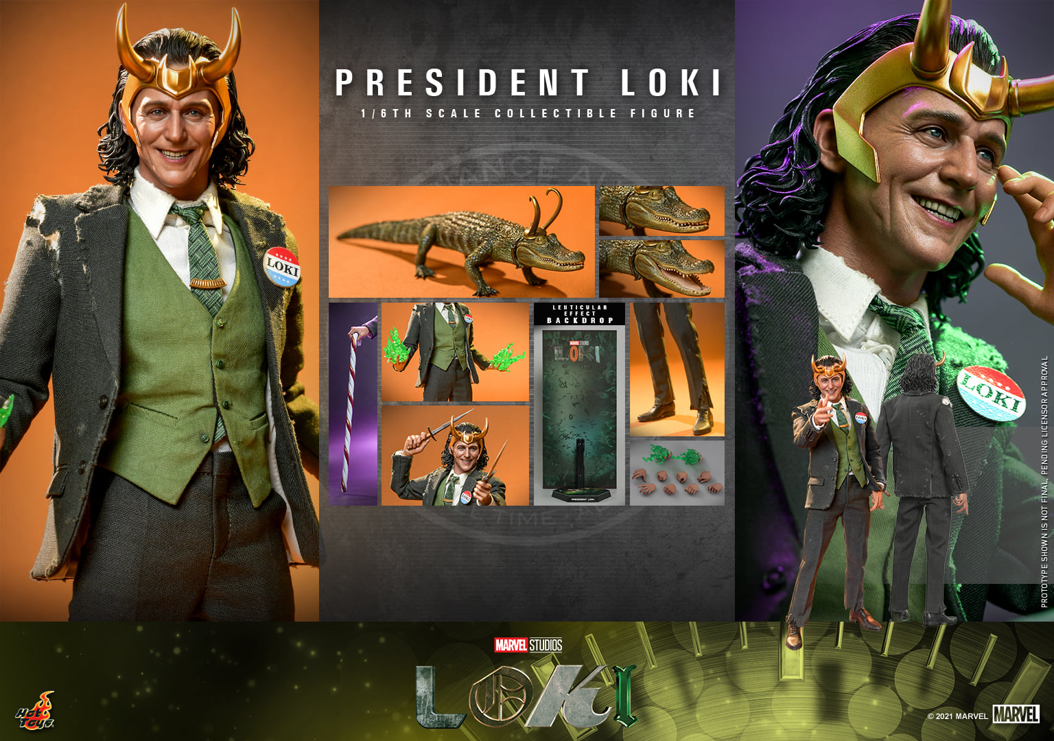 Hot Toys TMS066 1/6 Loki - President Loki