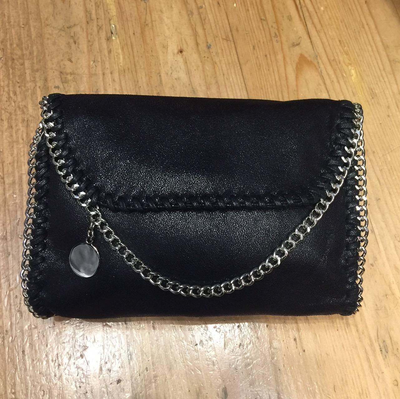 New!! "กระเป๋าแฟชั่น" STELLA MACCARTNEY !! รุ่น Falabella Crossbody อะไหล่ สีเงินสว่าง ไม่ลอกก ไม่ดำ