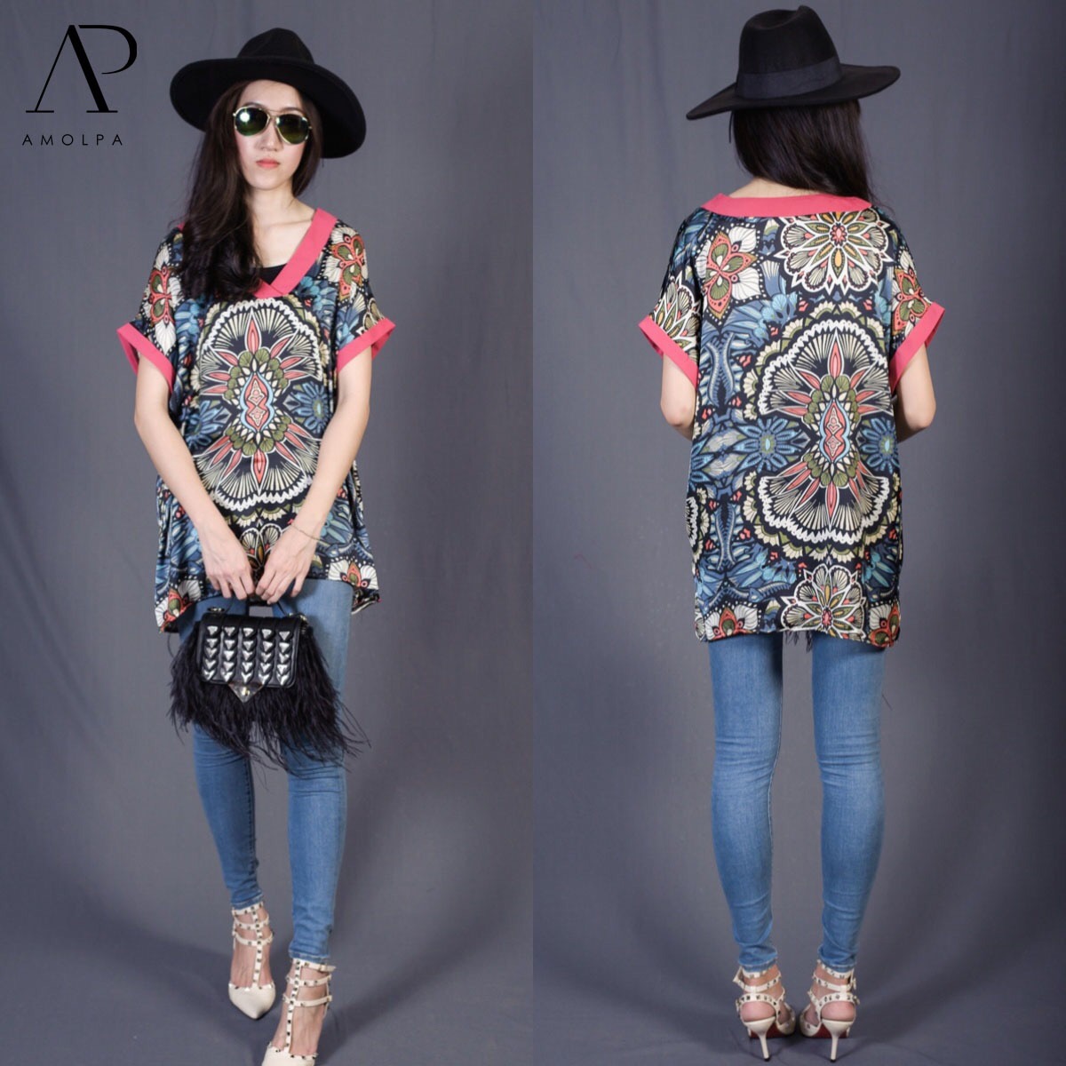 เสื้อผ้าซาตินซิลล์ปริ้นลายดอกไม้คมชัด สีสันสวยสดใส ดูเด่น สไตล์โคเรีย ใส่สบายมากค่ะ เนื้อผ้าซาตินเนื้อนุ่ม ลื่น แพทเทิร์นทรงโอเวอร์ไซส์ สไตล์โคเรีย ดีเทลเล่นขอบเข้มด้วยผ้าคอตต้อนตัดสี ปลายเสื้อเคิฟ ใส่สวยสไตล์สาวโคเรียเลยค่ะ ห้ามพลาดเลยนะคะ