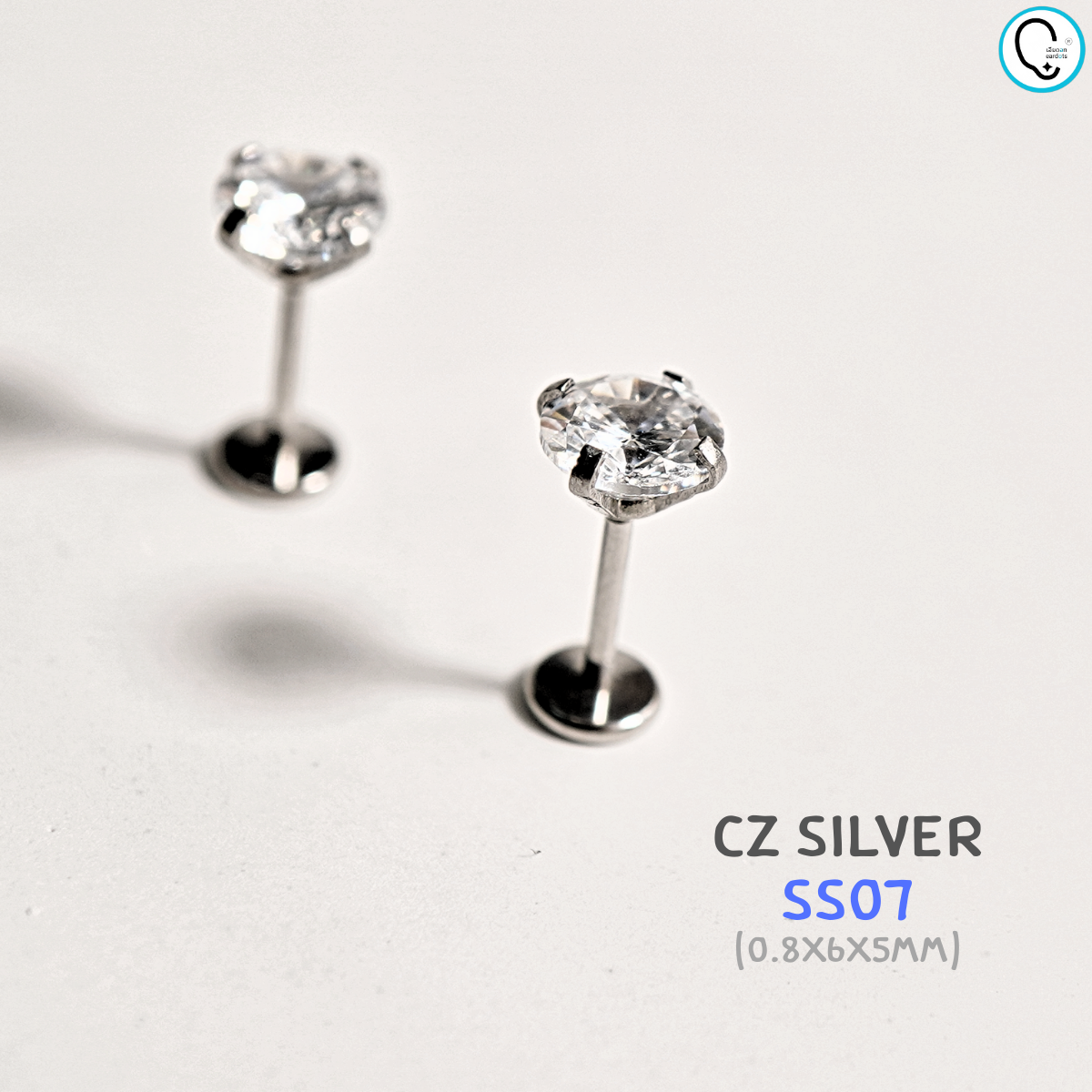 “เช็คสินค้าทัก line ก่อนโอนนะคะ” จิวแป้นแบน แบบเสียบ และ แป้นขันน๊อต สแตนเลสเกรดมีตัดแพทย์_SS00