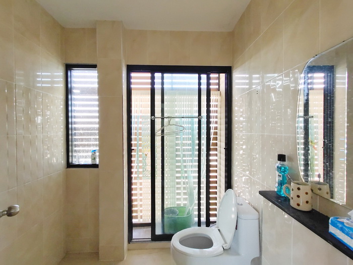 บ้านเดี่ยว บางบัวทอง 50 ตร.ว. ซ.ลำโพ 25 ใกล้สารสาสน์ฯบางบัวทอง ถ.กาญจนาภิเษก นนทบุรี บ้านใหม่-สวย สไตล์โมเดิร์น ทำเลดี