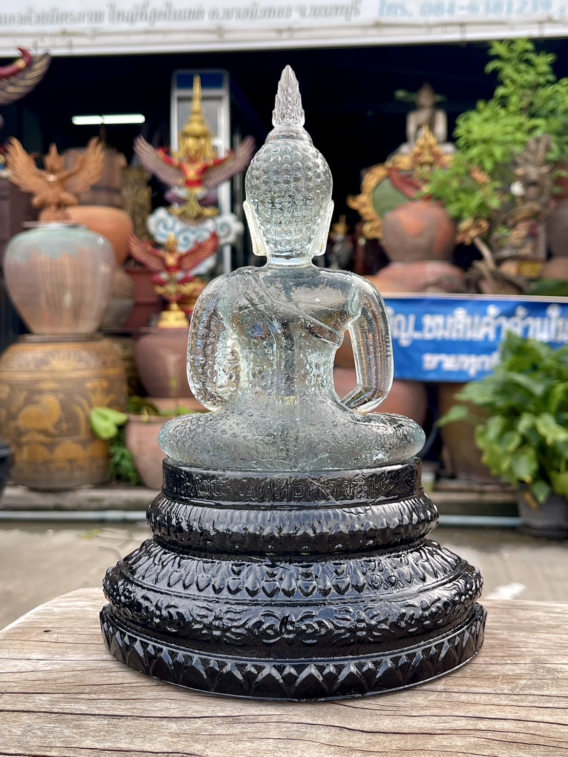 พระแก้ว 25พุทธศตวรรษ ปี2500 สีใสพาดนิล