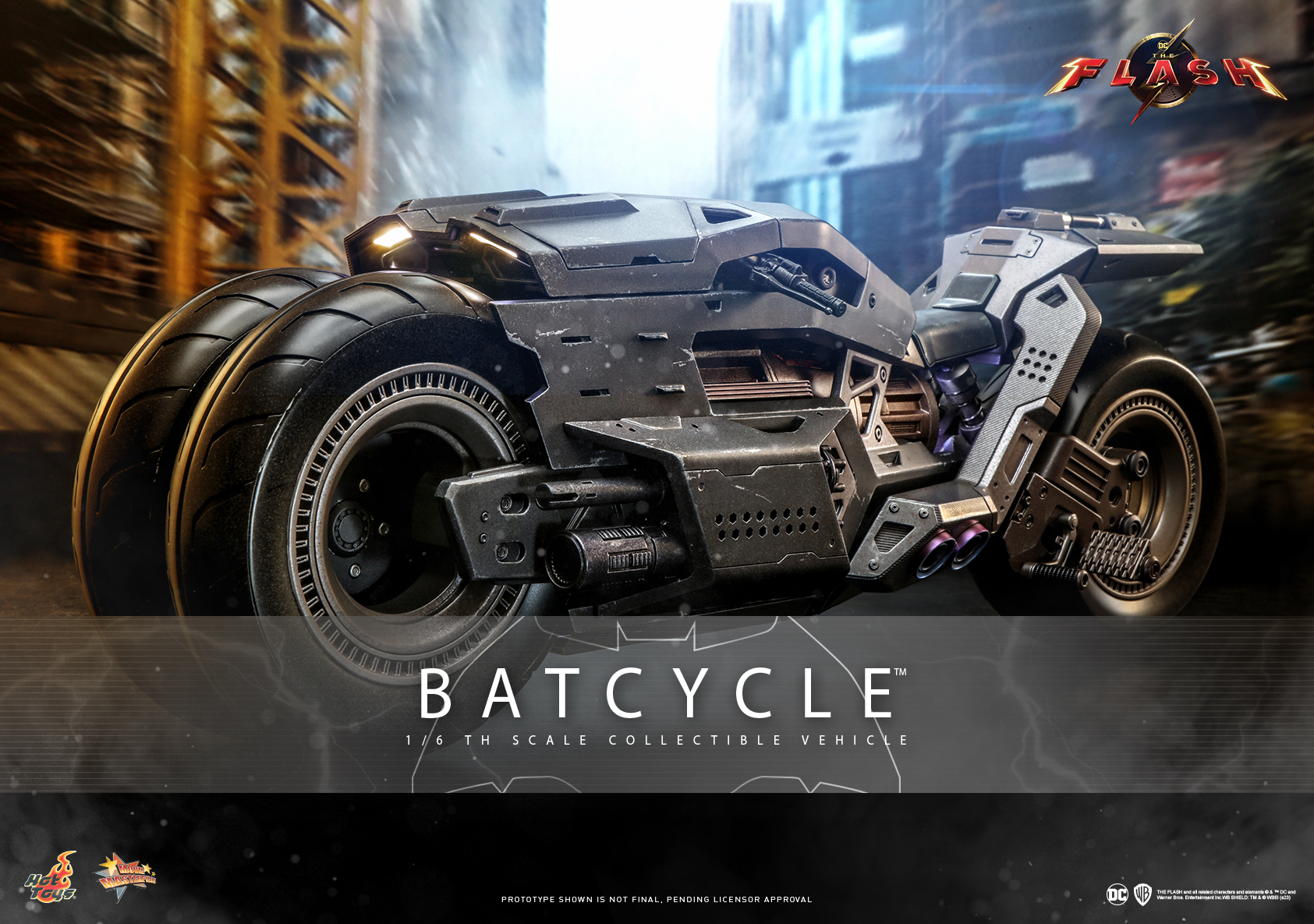 Hot Toys MMS704 1/6 The Flash - Batcycle