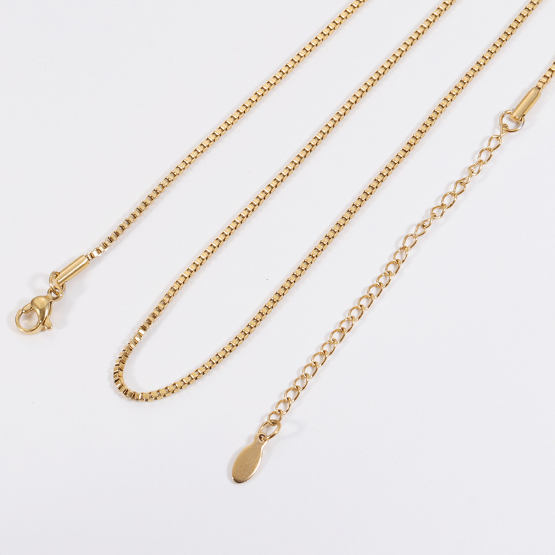 “เช็คสินค้าทัก line ก่อนโอนนะคะ”สร้อยคอสำหรับผิวแพ้ง่าย Plain_NT355