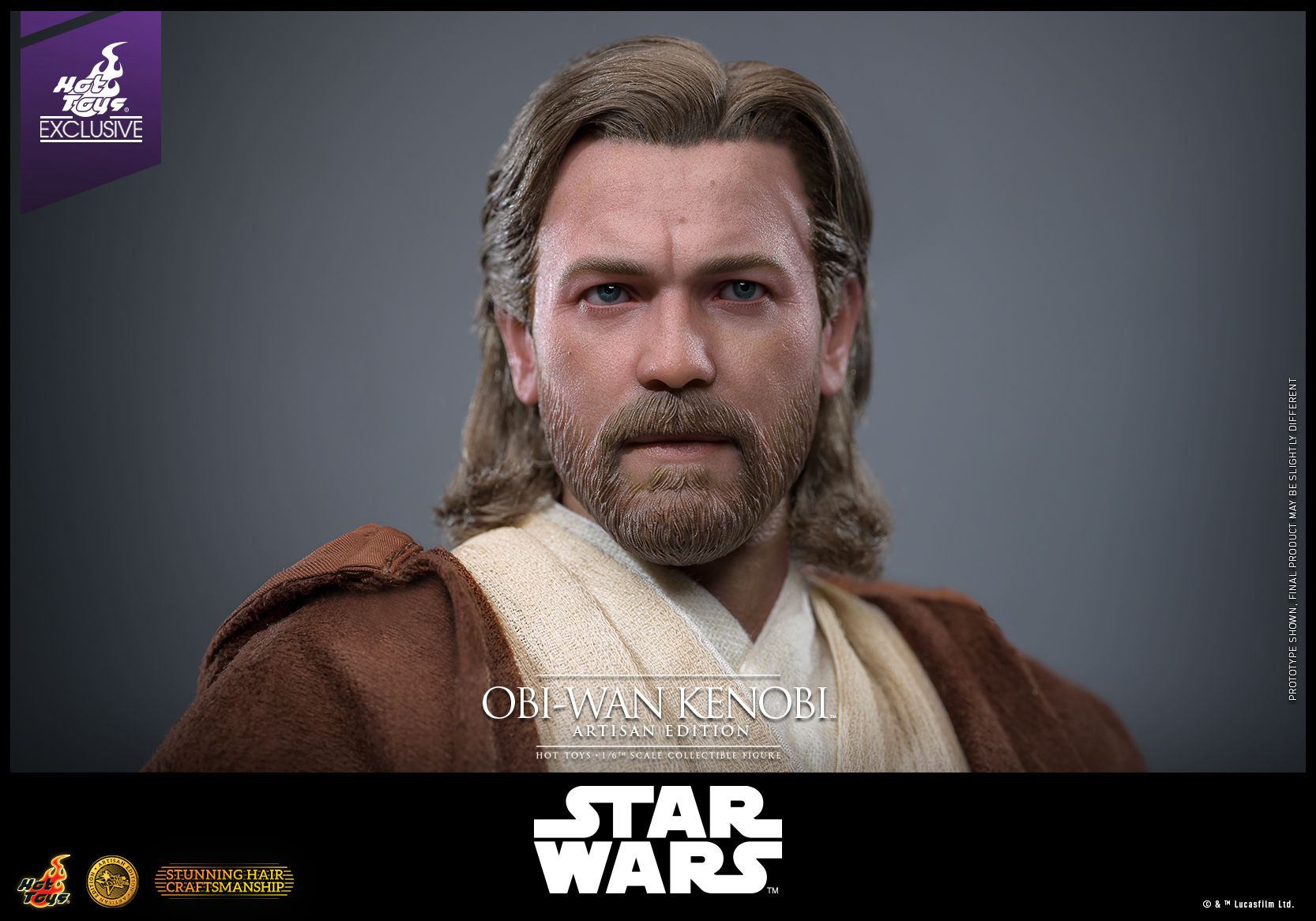 Hot Toys MMS809AE Star Wars: Attack Of The Clones - Obi-Wan Kenobi (Artisan Edition) [Hot Toys Exclusive]