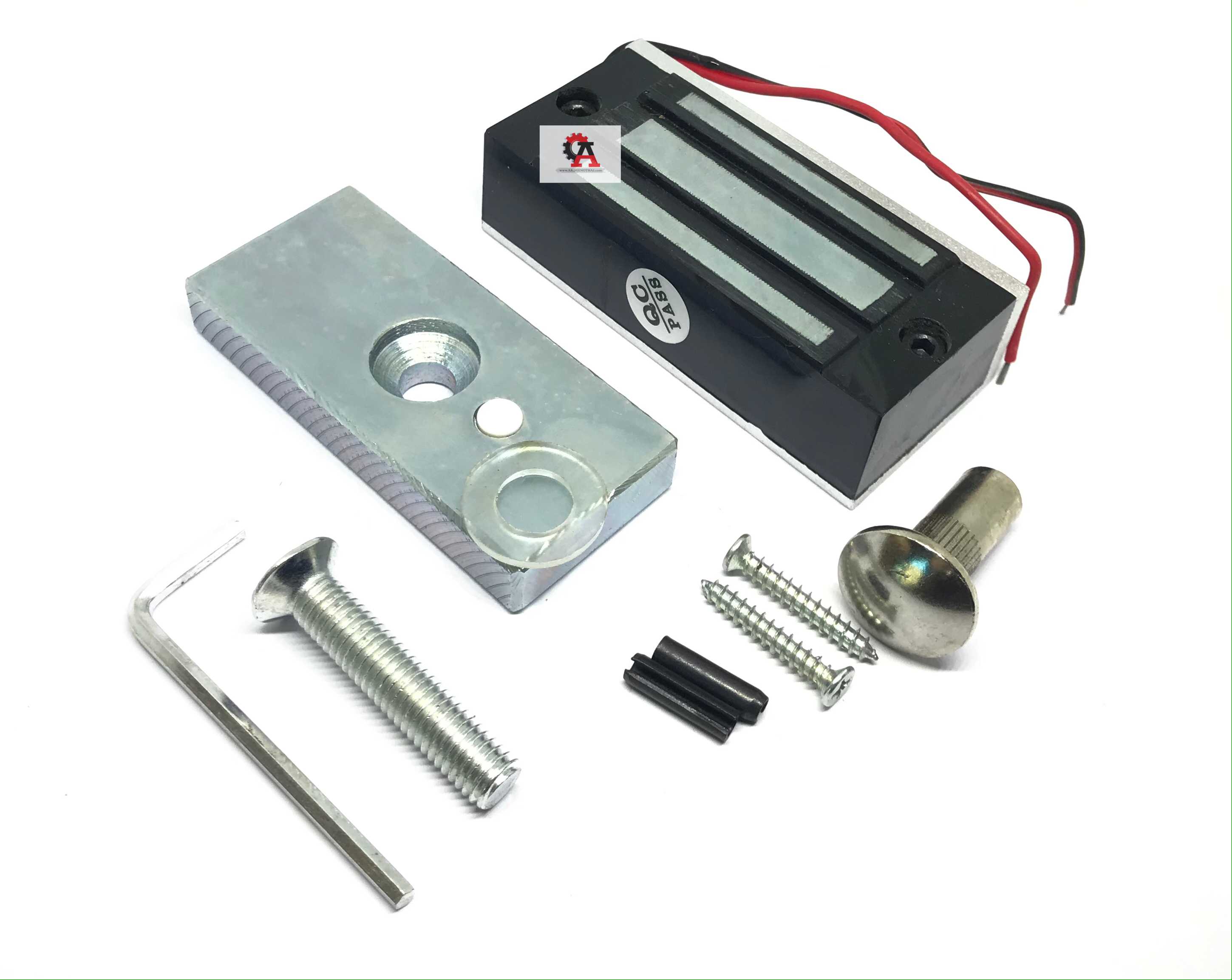 Electronic door magnetic access lock 12V 60KG กลอนแม่เหล็กไฟฟ้า