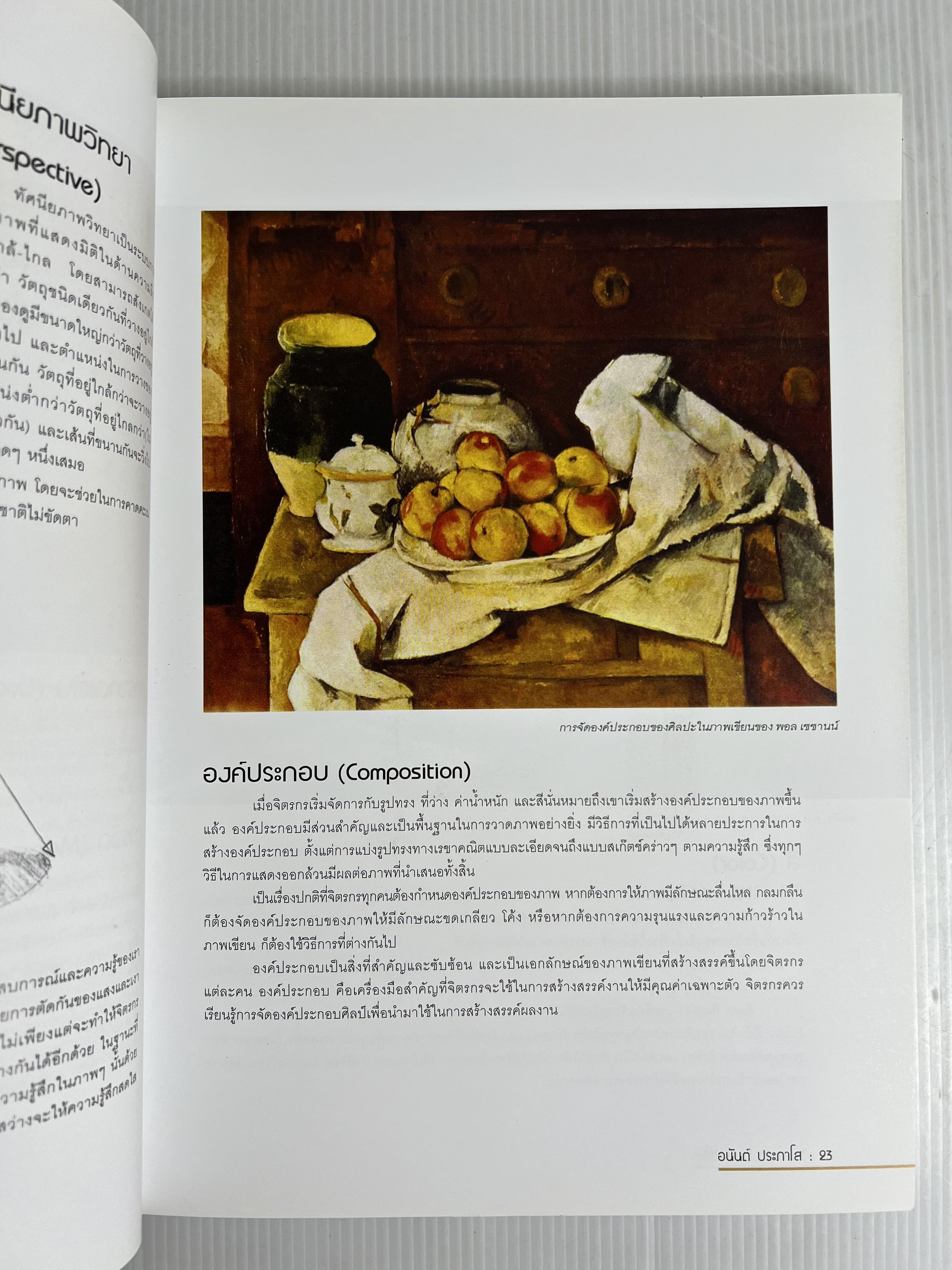 หนังสือ จิตรกรรมสีอะครีลิค พร้อมลายเซ็นผู้แต่ง มอบให้คนมีชื่อเสียง 2550 ปกอ่อน