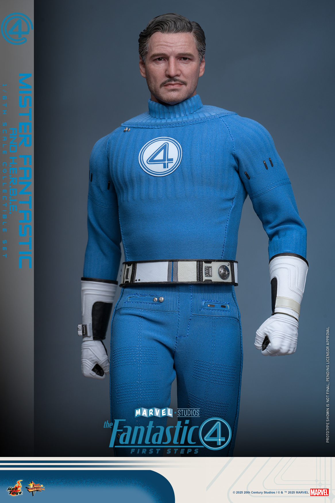 Hot Toys MMS822 The Fantastic Four: First Steps - Mister Fantastic and H.E.R.B.I.E.