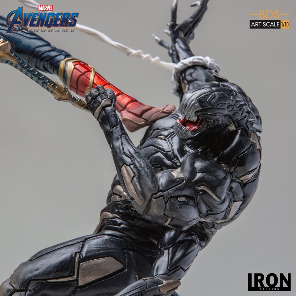 Iron Studios BDS Art Scale 1/10 Avengers: Endgame - Iron Spider Vs Outrider