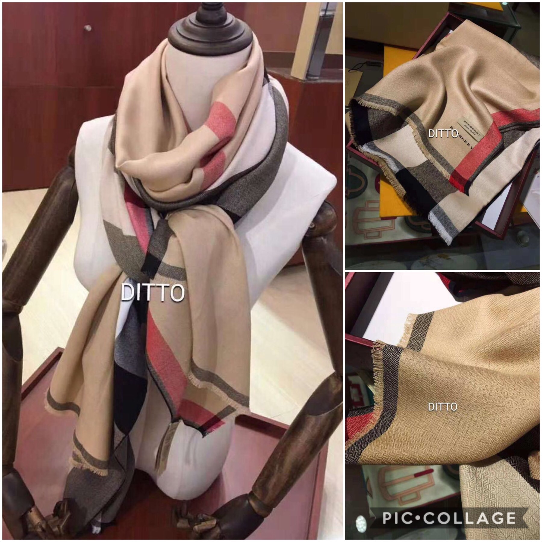 ผ้าพันคอ ผ้าคลุมไหล่ BURBERRY