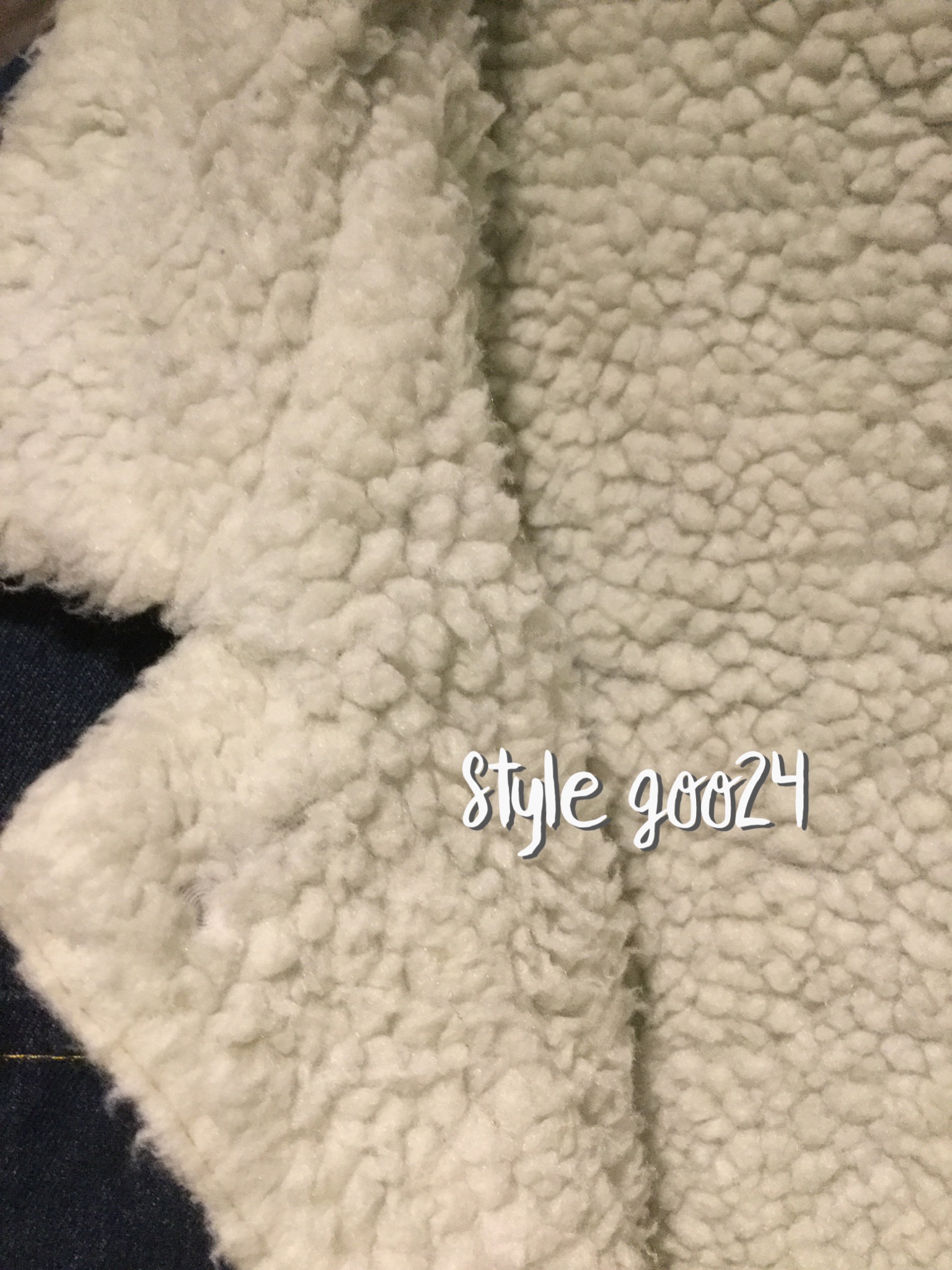 เสื้อกันหนาว ผ้ายีนส์บุขนแกะหนานุ่มทั้งตัว หนาวนี้อุ่นแน่นอนจ้า