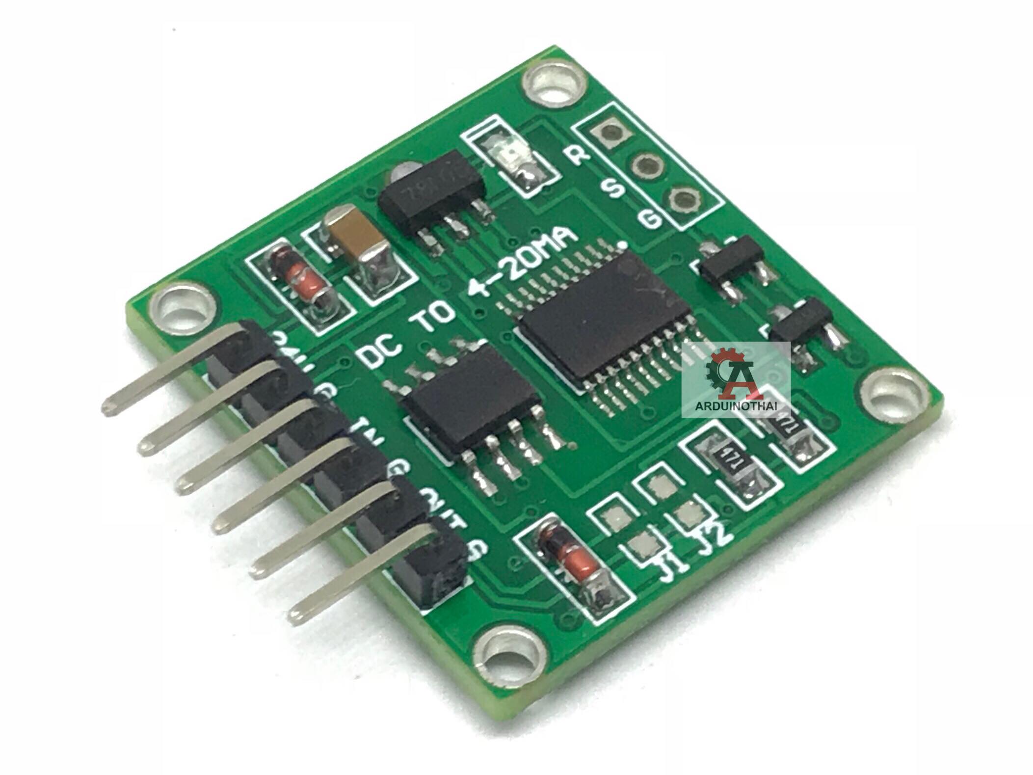 โมดูลแปลงไฟ 0-5V เป็น 4-20mA Voltage to Current 0-5 VDC to 4-20mA module สต็อกไทยส่งไว