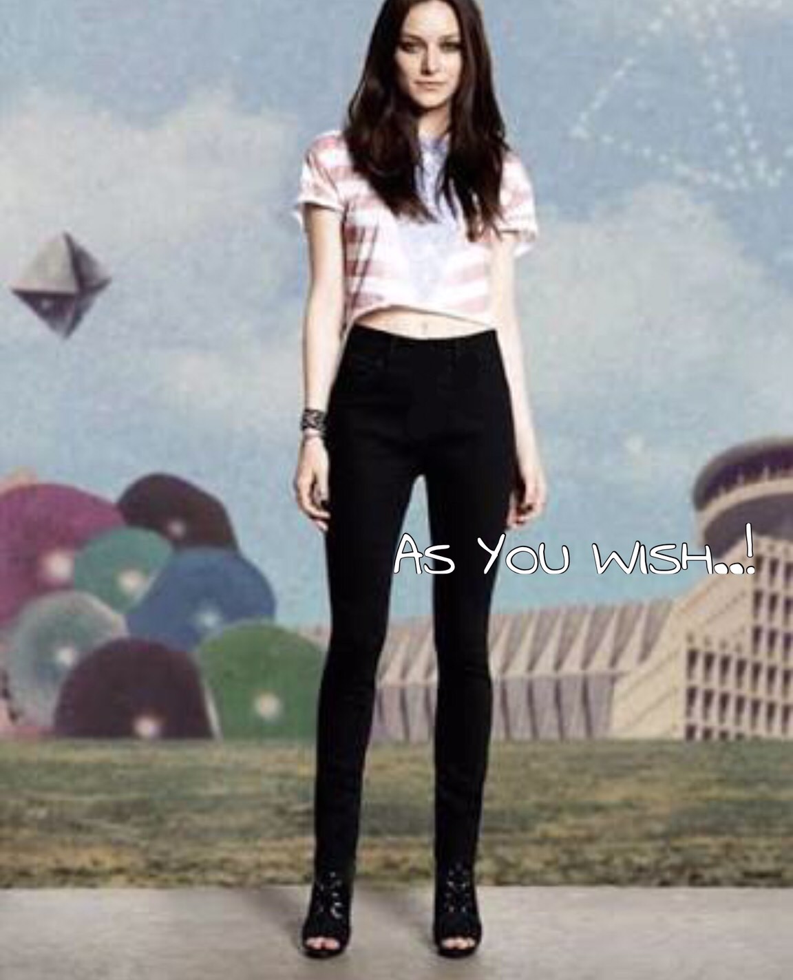 กางเกงยีนส์สีดำ กางเกงยีนส์เข้ารูปทรงสวย