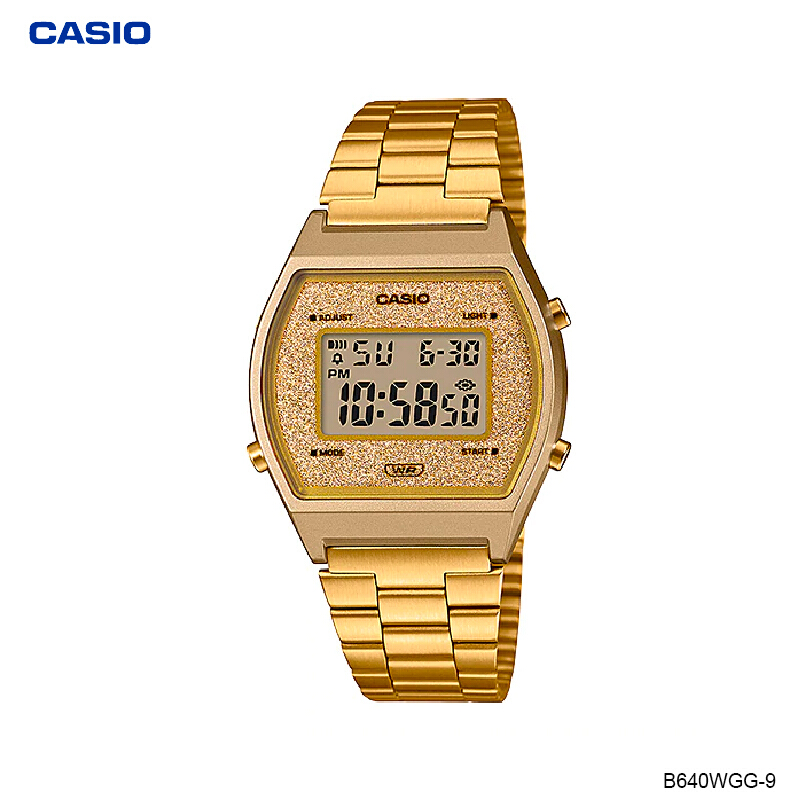 นาฬิกา นาฬิกาข้อมือ ผู้หญิง Casio | B640WGG |B640 | B640WGG-9 | วินเทจ | วัยหนุ่มสาว | นาฬิกา | CASIO