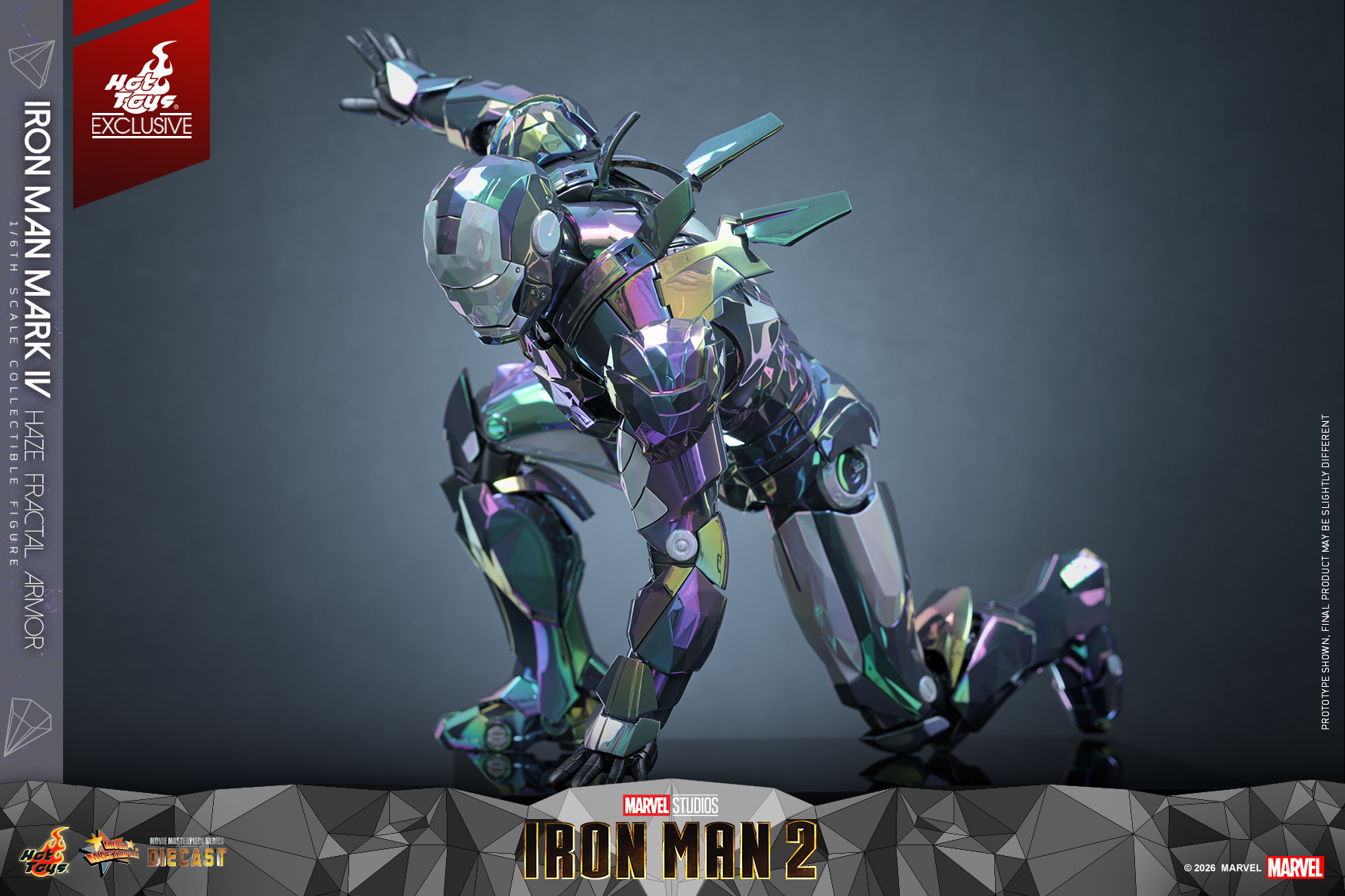 Hot Toys MMS855D79 Iron Man 2 - Iron Man Mark IV (Haze Fractal 