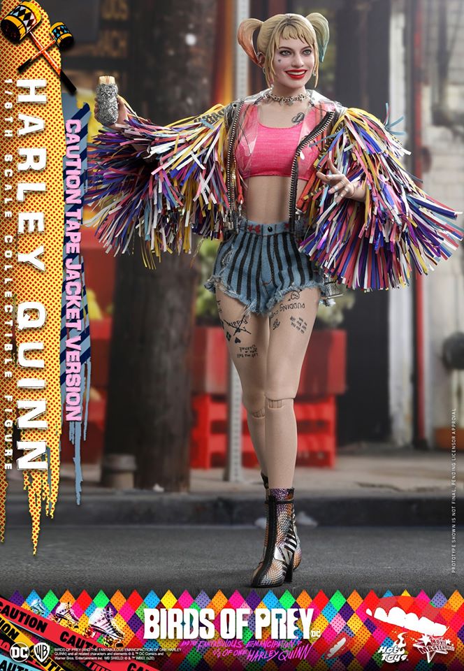 Hot Toys MMS566 Birds of Prey 1/6 Harley Quinn (Caution Tape Jacket Version)