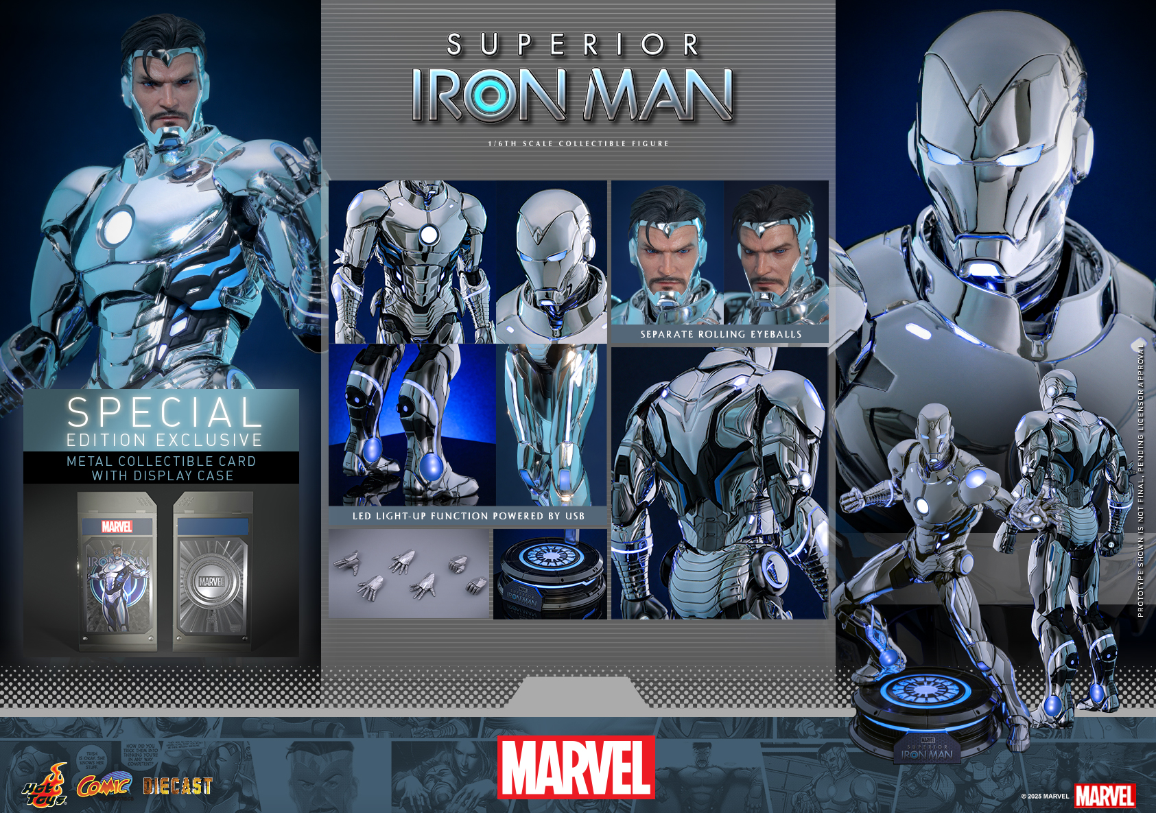 Hot Toys CMS026D73 Marvel Comics - Superior Iron Man
