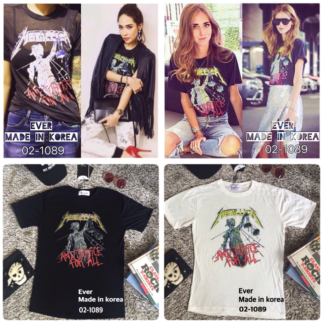 เสื้อยืดสไตล์วินเทจ แบบคุณพลอย เฌอมาลย์ ใส่ค่ะ