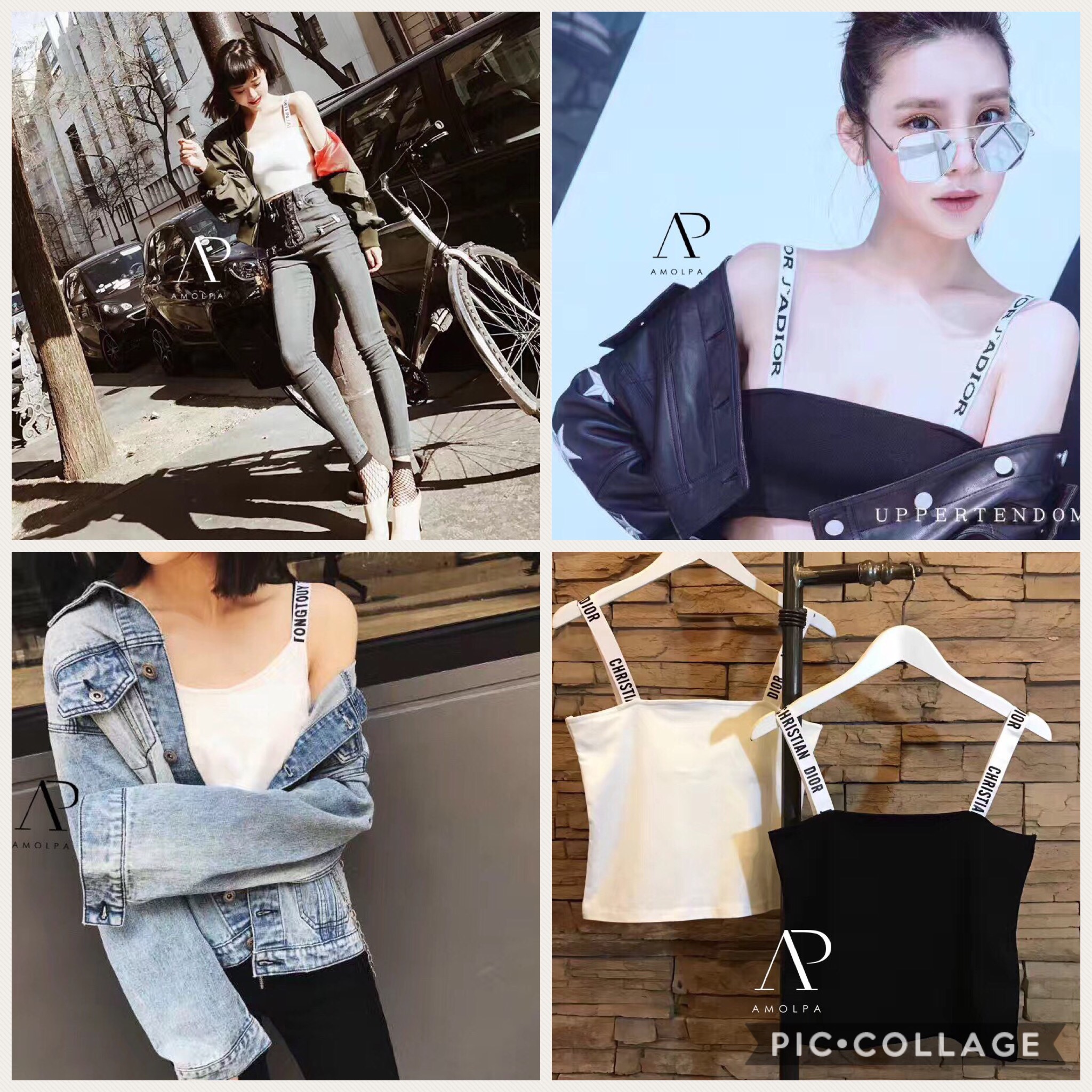พร้อมส่ง!!! เสื้อครอปสายปั้มอักษร ใส่รับลมร้อนกัน สงกรานต์ที่จะถึงนี้ต้องมีนะคะ คุณสาวๆ