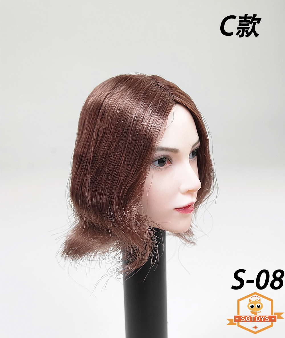 SGTOYS S-08 Female head carving