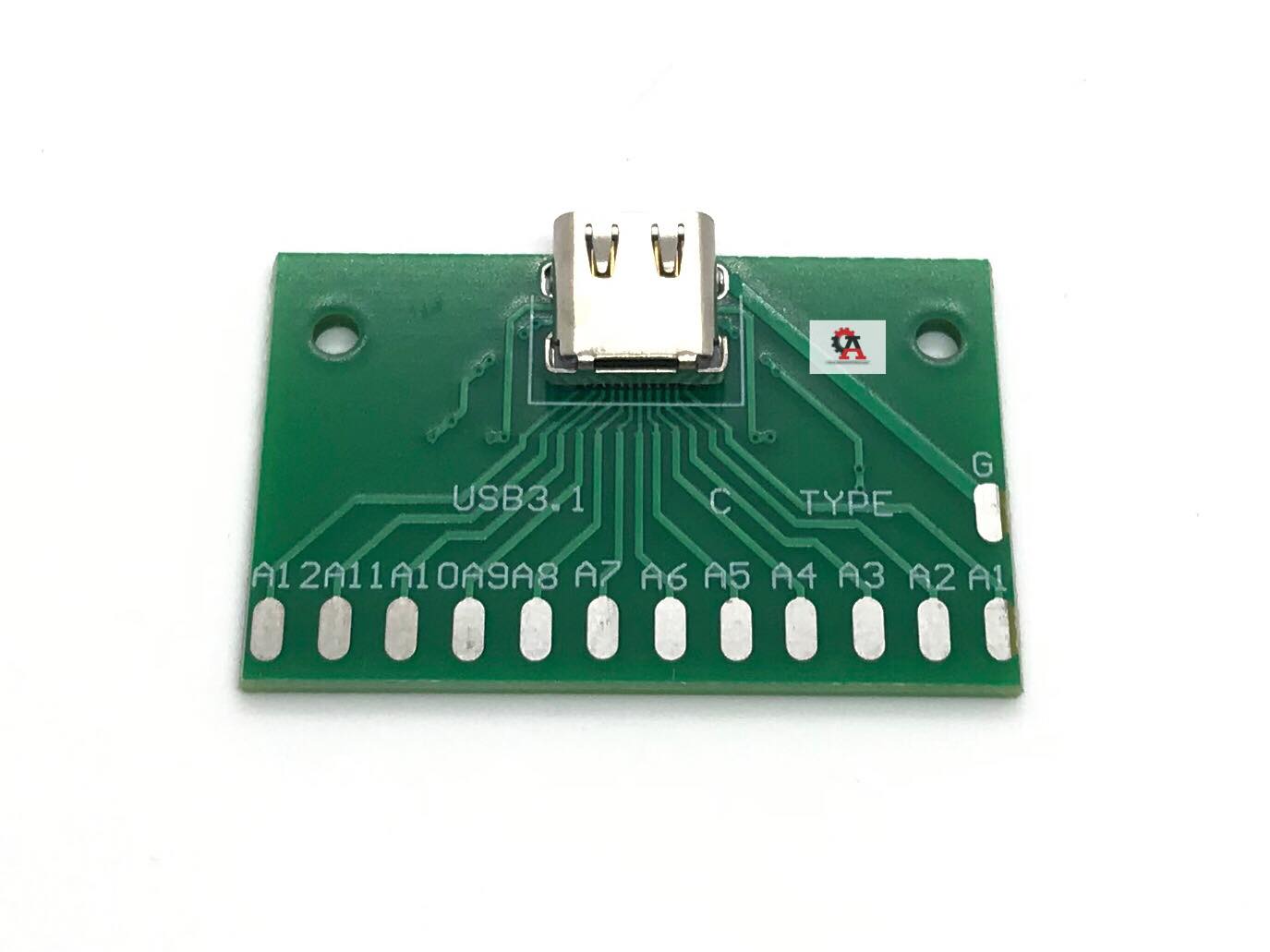 Female USB 3.1 Type-C 24pin PCB