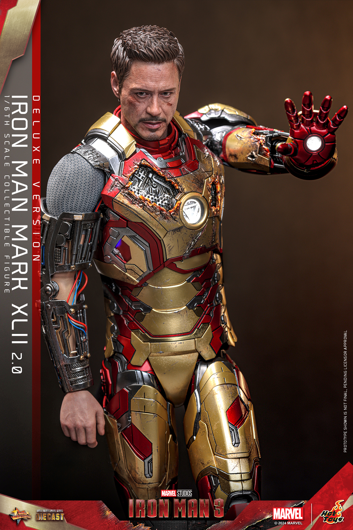 Hot Toys MMS759D66B Iron Man 3 - Iron Man Mark XLII (2.0) (Deluxe Version) (Special Edition)