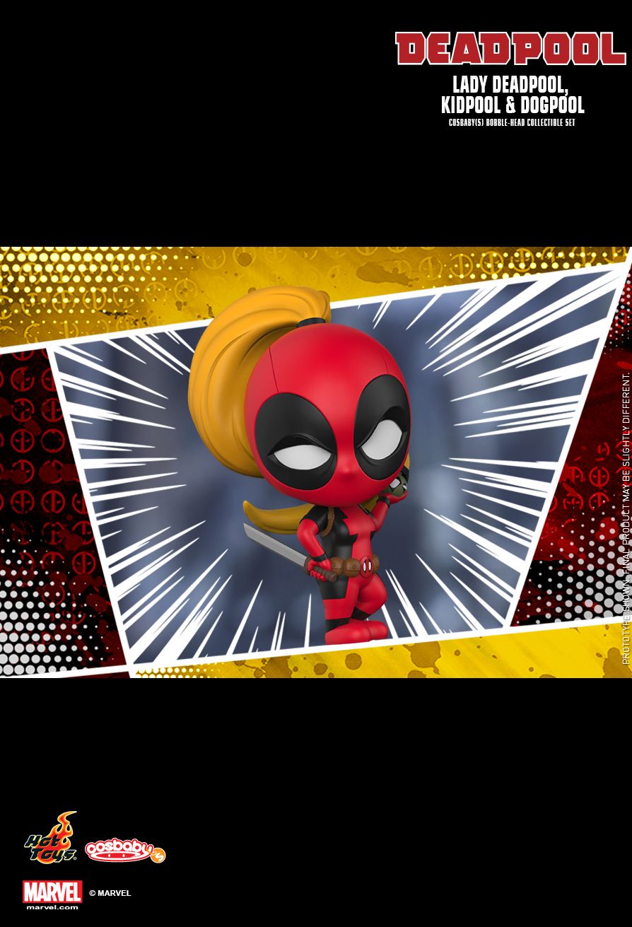 Hot Toys COSB486 Lady Deadpool Kidpool & Dog pool
