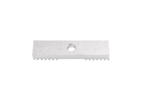 timing belt fixing plate aluminum tooth pitch 2mm. (width 9mm.)