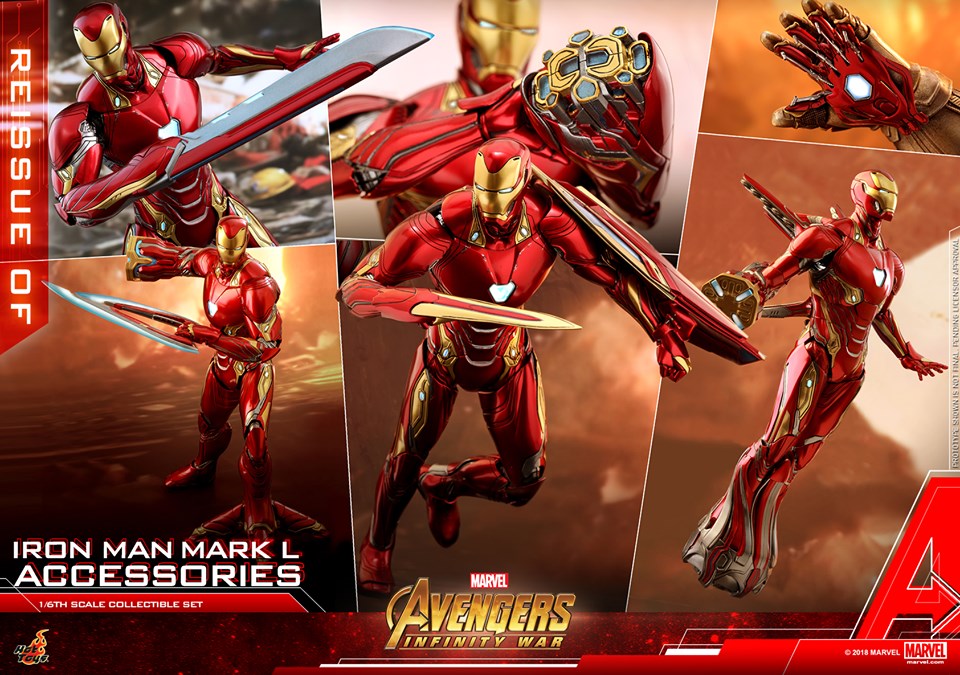 Hot Toys ACS004 AVENGERS: INFINITY WAR - IRON MAN MARK L (ACCESSORIES)