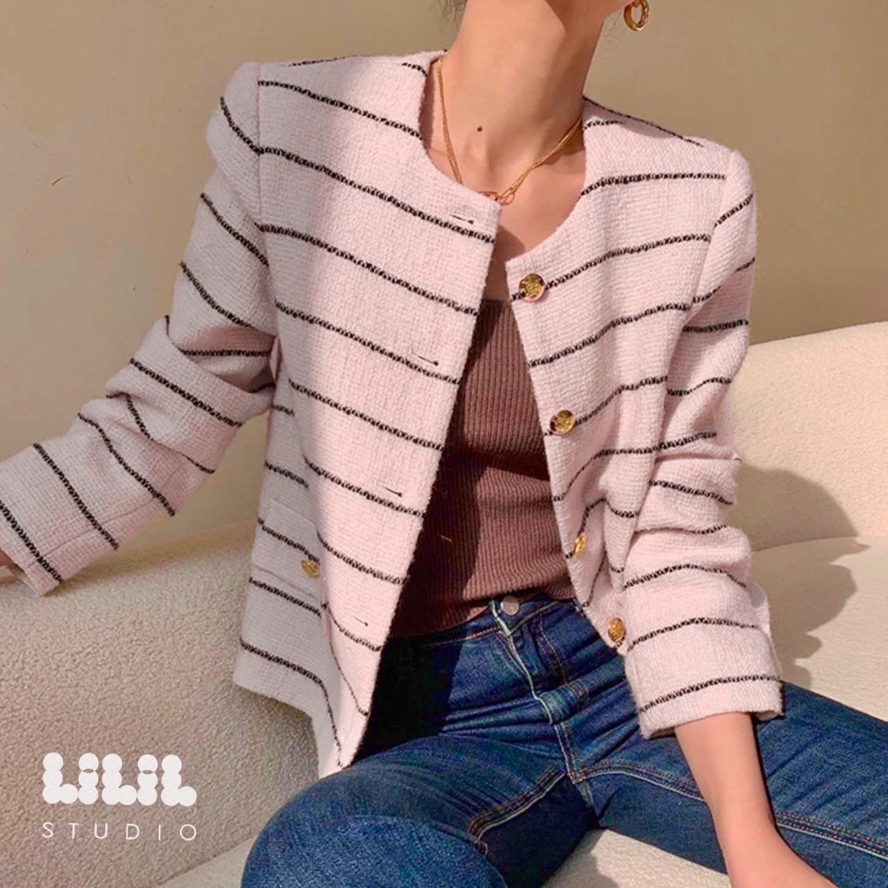 เสื้อทวีตสีชมพูสวยๆ