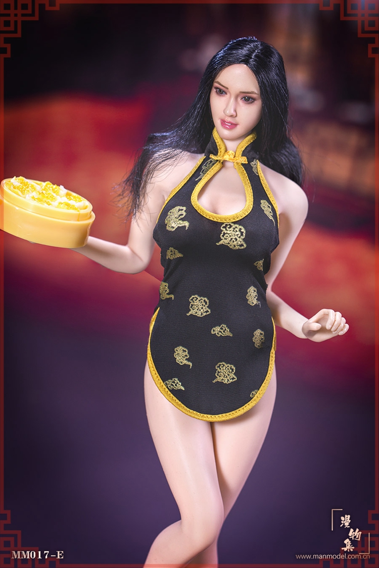 Manmodel MM017-A, B, C, E 1/6 Ultra short cheongsam suit