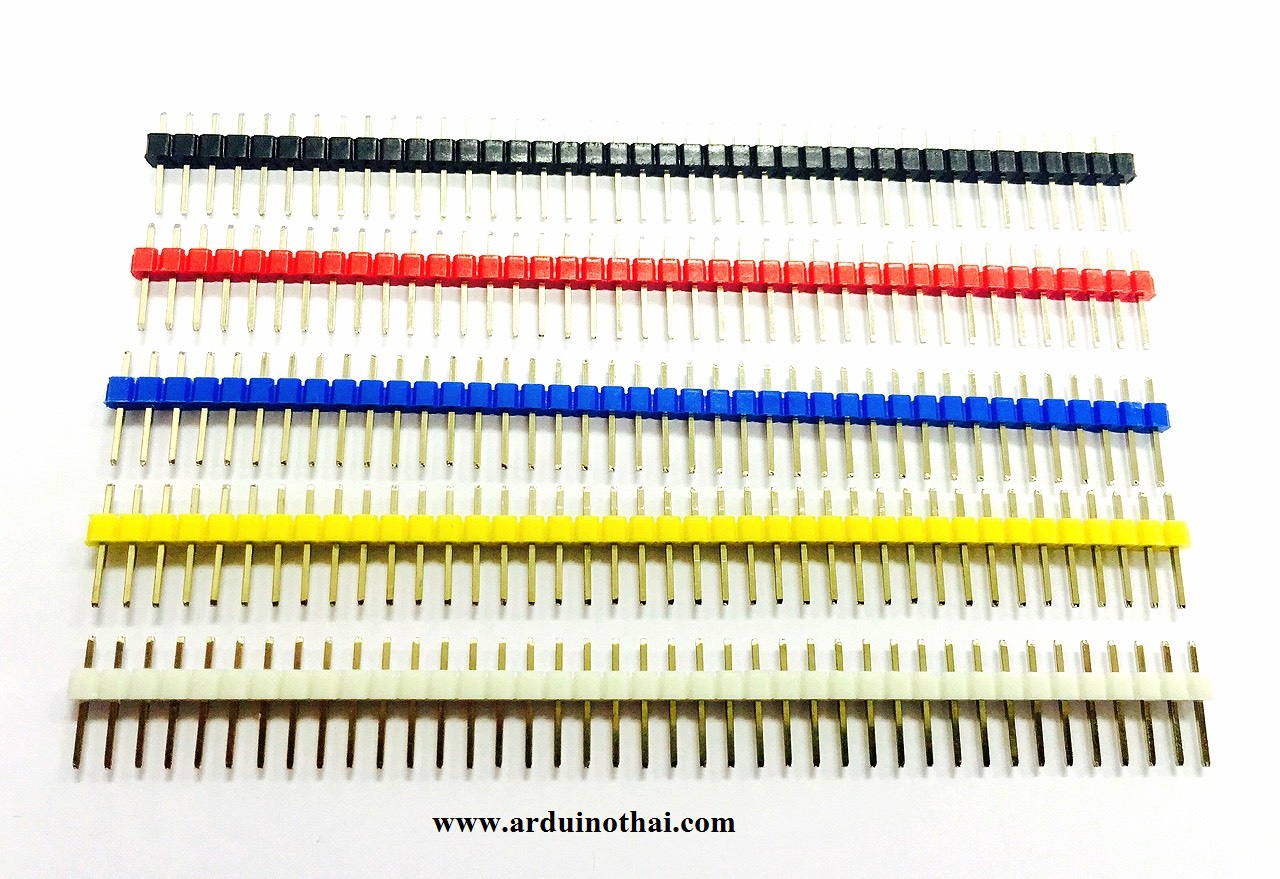 Pin Header Dip Straight Single Row 1X40PIN (ก้างปลา)