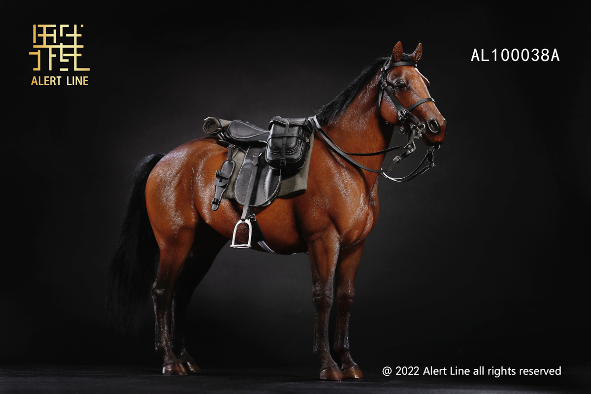 Alert Line AL100038A 1/6 WWII German Battle Steed (Brown)