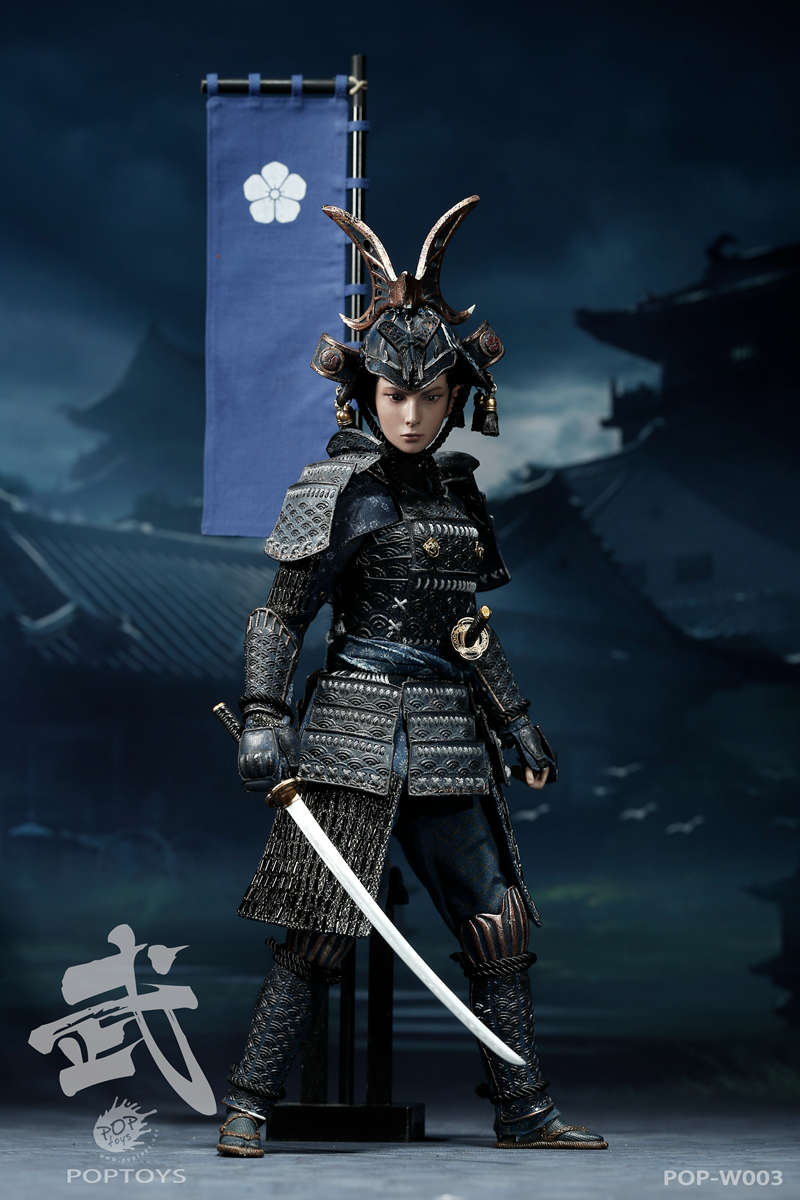 POPTOYS W003B The Second of Warrior Women Series: The Butterfly Helmets Female Warriors - The Old Armor (Luxury Version)