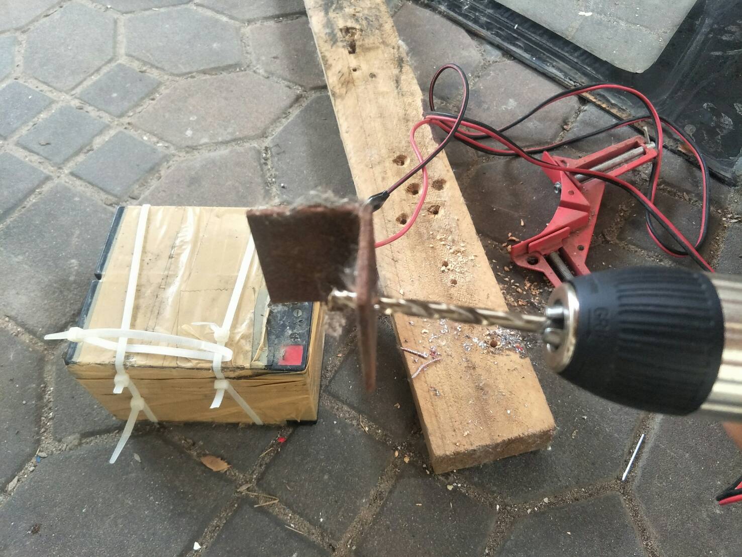 MO14 ชุดมอเตอร์+เกียร์+หัวจับสว่าน มือสอง 95 % แรงบิดสูงๆ