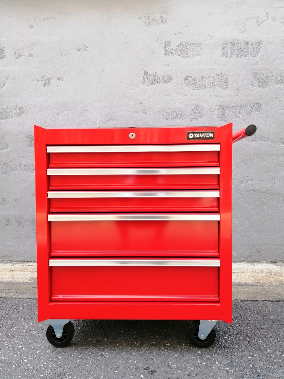 จำหน่าย - TAMTON รุ่น RC-05 ตู้เครื่องมือช่าง ตู้เก็บเครื่องมือ 5 ชั้น สีแดง ตู้ลิ้นชัก 5ชั้น ตู้เก็บเครื่องมือช่าง ตู้เก็บเครื่องมืออเนกประสงค์ (Roller Cabinet)