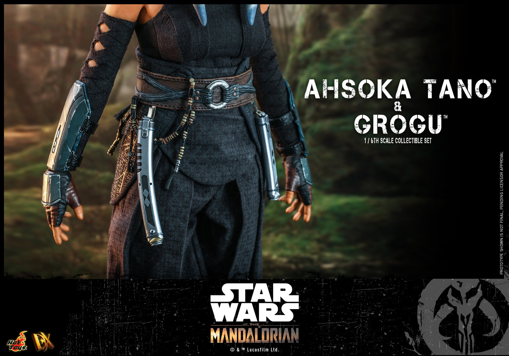 Hot Toys DX21 1/6 Star Wars™: The Mandalorian™ - Ahsoka Tano & Grogu™