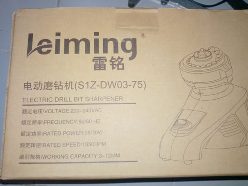 ES01 เครื่องลับคมดอกสว่าน รุ่นใช้ง่าย ลับได้ถึง 12 มิล