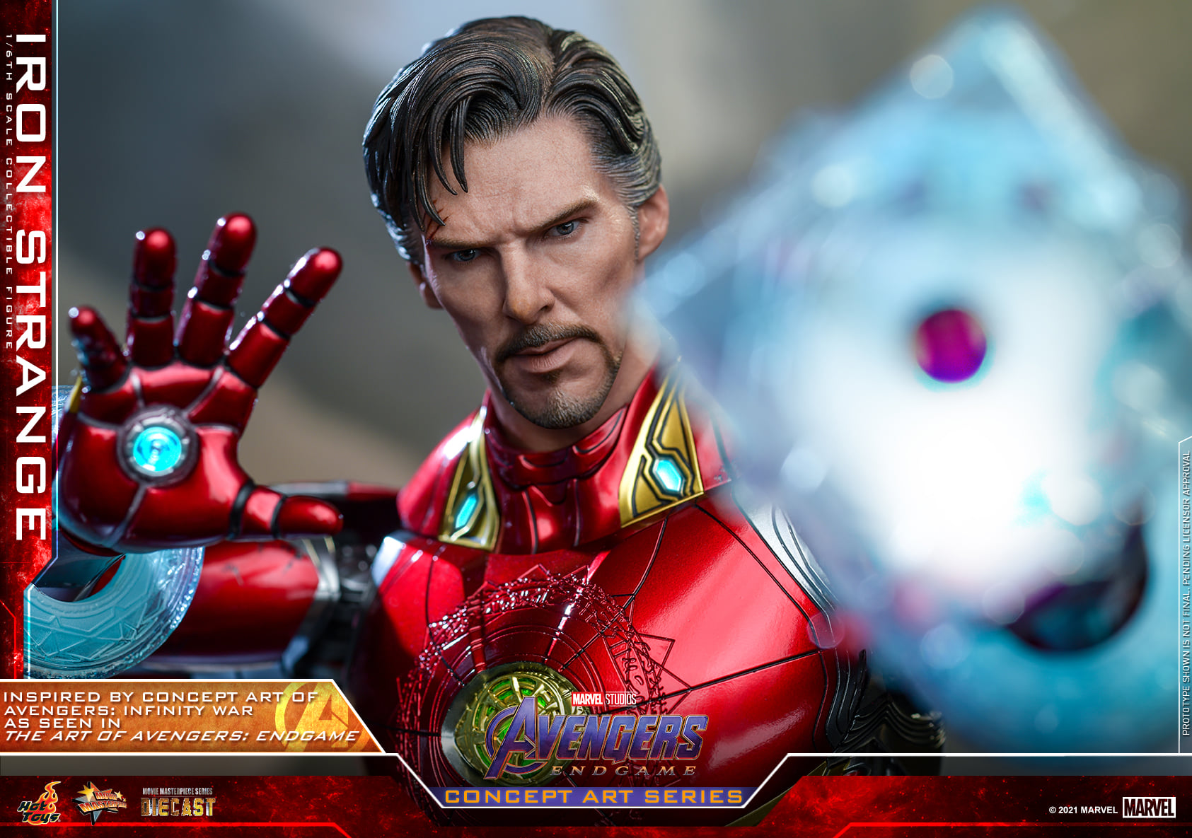 Hot Toys MMS606D41 1/6 Avengers: Endgame (Concept Art Series) - Iron Strange