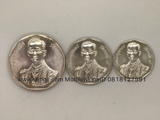 เหรียญกษาปณ์เงินรัชมังคลาภิเษก พ.ศ.2531 ครบชุด
